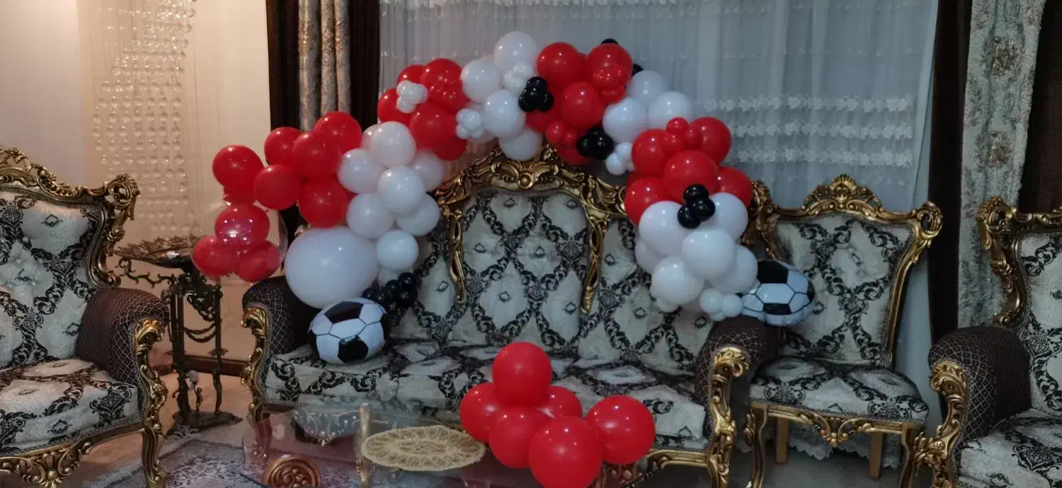 بادکنک تم تولد فوتبالی|صنایع دستی و سایر لوازم تزئینی|تهران, سازمان برنامه جنوبی|دیوار