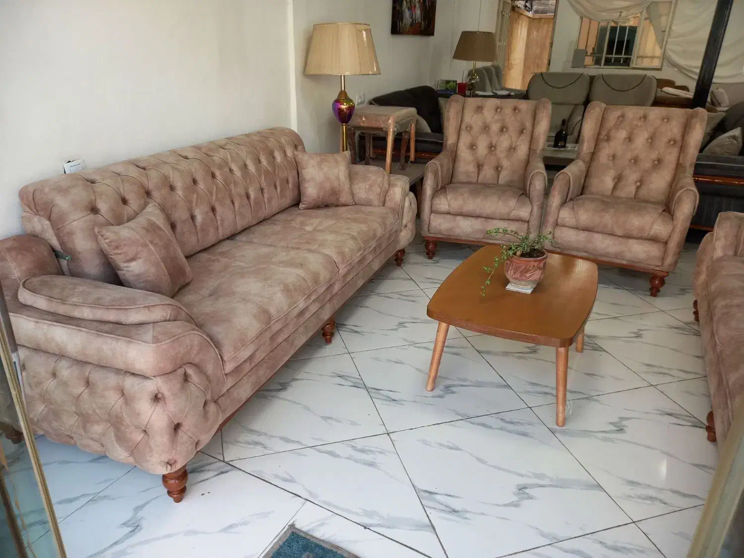 مبل راحتی چستر آراد (مبلمان مهروماه )شرایط اقساطی|مبلمان خانگی و میز عسلی|قزوین, |دیوار