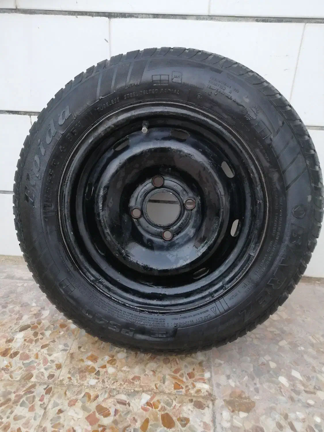 رینگ 14 پژو با لاستیک|قطعات یدکی و لوازم جانبی|برازجان, |دیوار