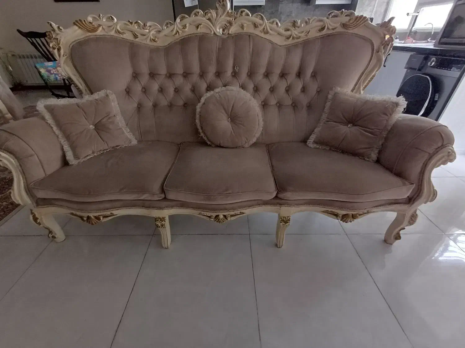 مبلمان استیل ..|مبلمان خانگی و میز عسلی|گرمدره, |دیوار