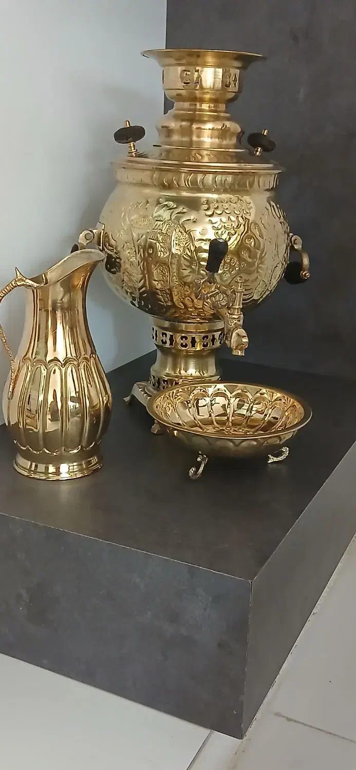 سماور برنج|سماور، چایساز، قهوهساز|تبریز, |دیوار