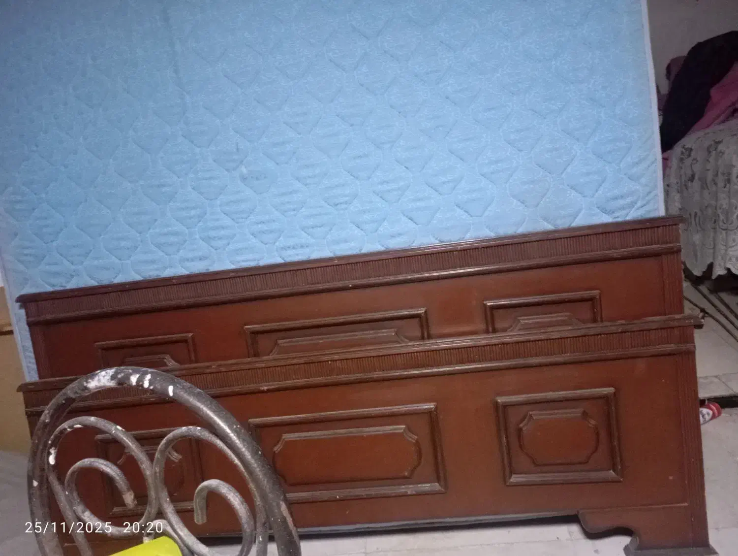 تخت دو نفره با تشک|تخت و سرویس خواب|کرمان, |دیوار