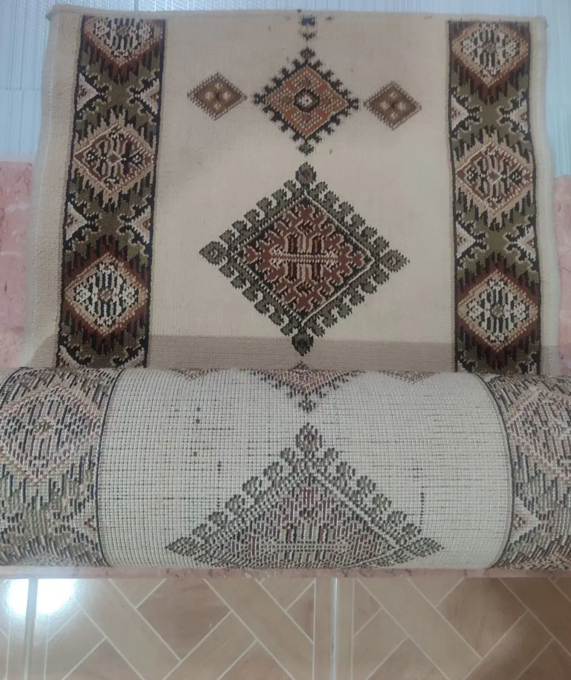 کناره 3.5 در 50سانت|گلیم، جاجیم، گبه|مهاباد (آذربایجان غربی), |دیوار