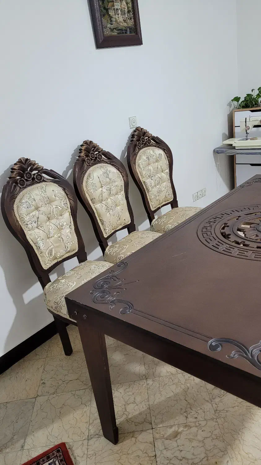 میز ناهار خوری با ۶ صندلی|میز و صندلی غذاخوری|تهران, قلهک|دیوار