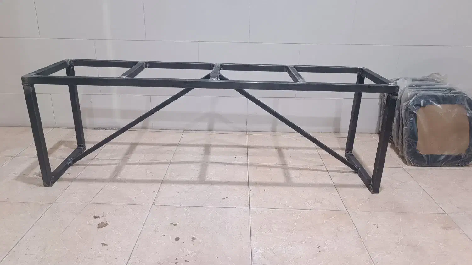 نیمکت فلزی-چوبی داخلی و بیرونی|صندلی و نیمکت|دزفول, |دیوار