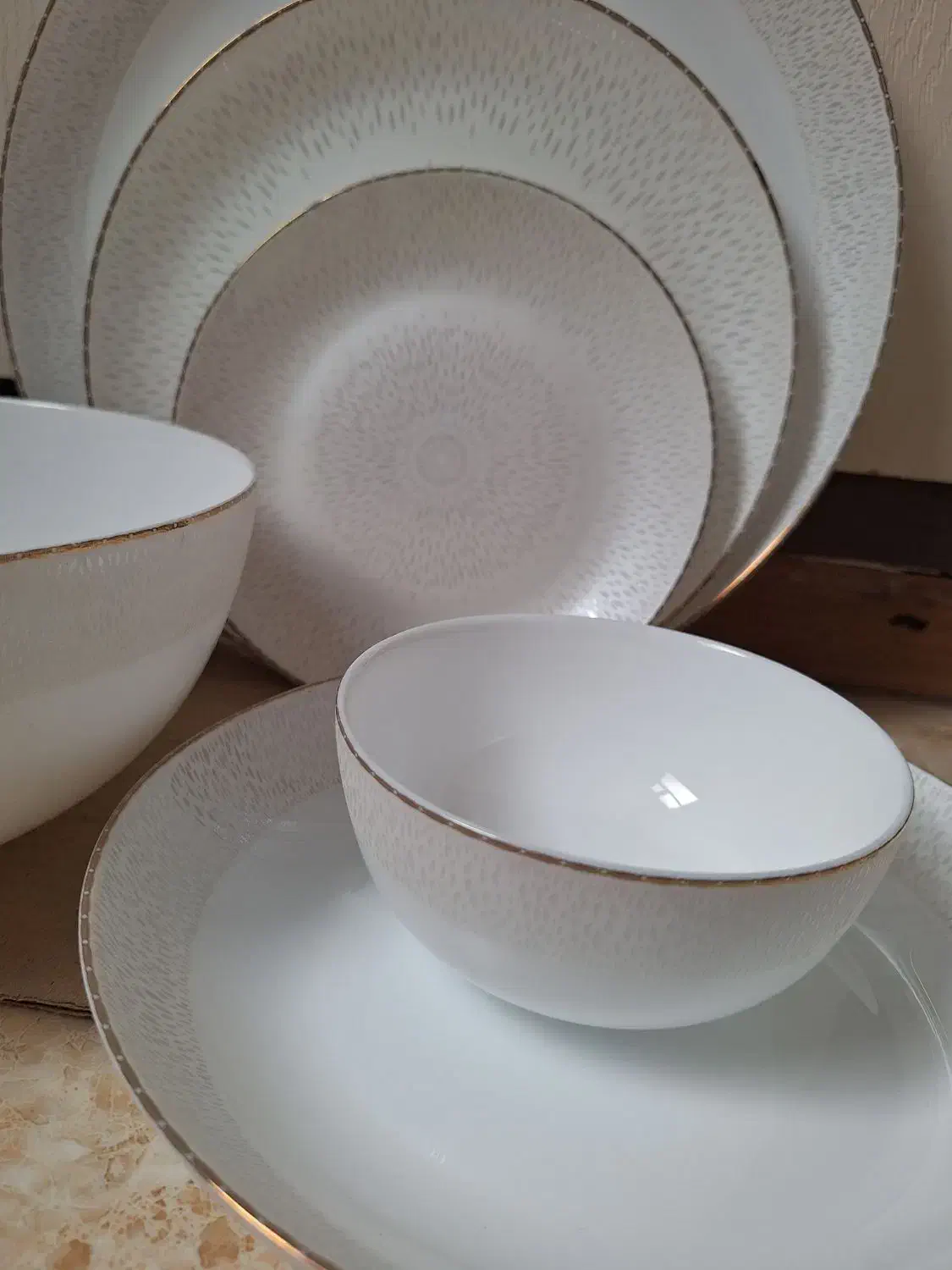 سرویس ۶نفره ارکوپال گلدن اوپال طرح جدید دیوالی|ظروف سرو و پذیرایی|فردیس, منظریه|دیوار