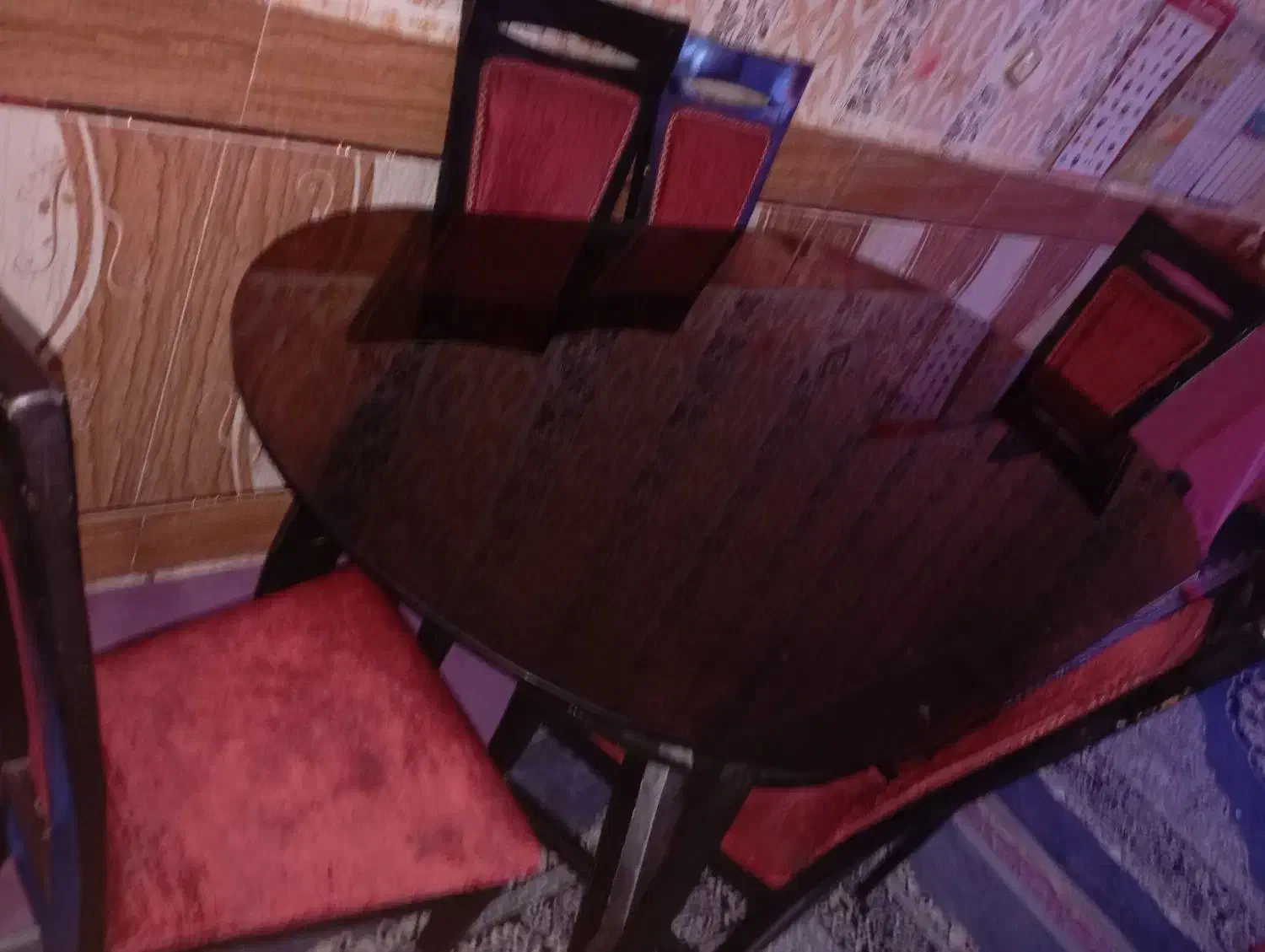 میز نهارخوری|میز و صندلی غذاخوری|شوشتر, |دیوار