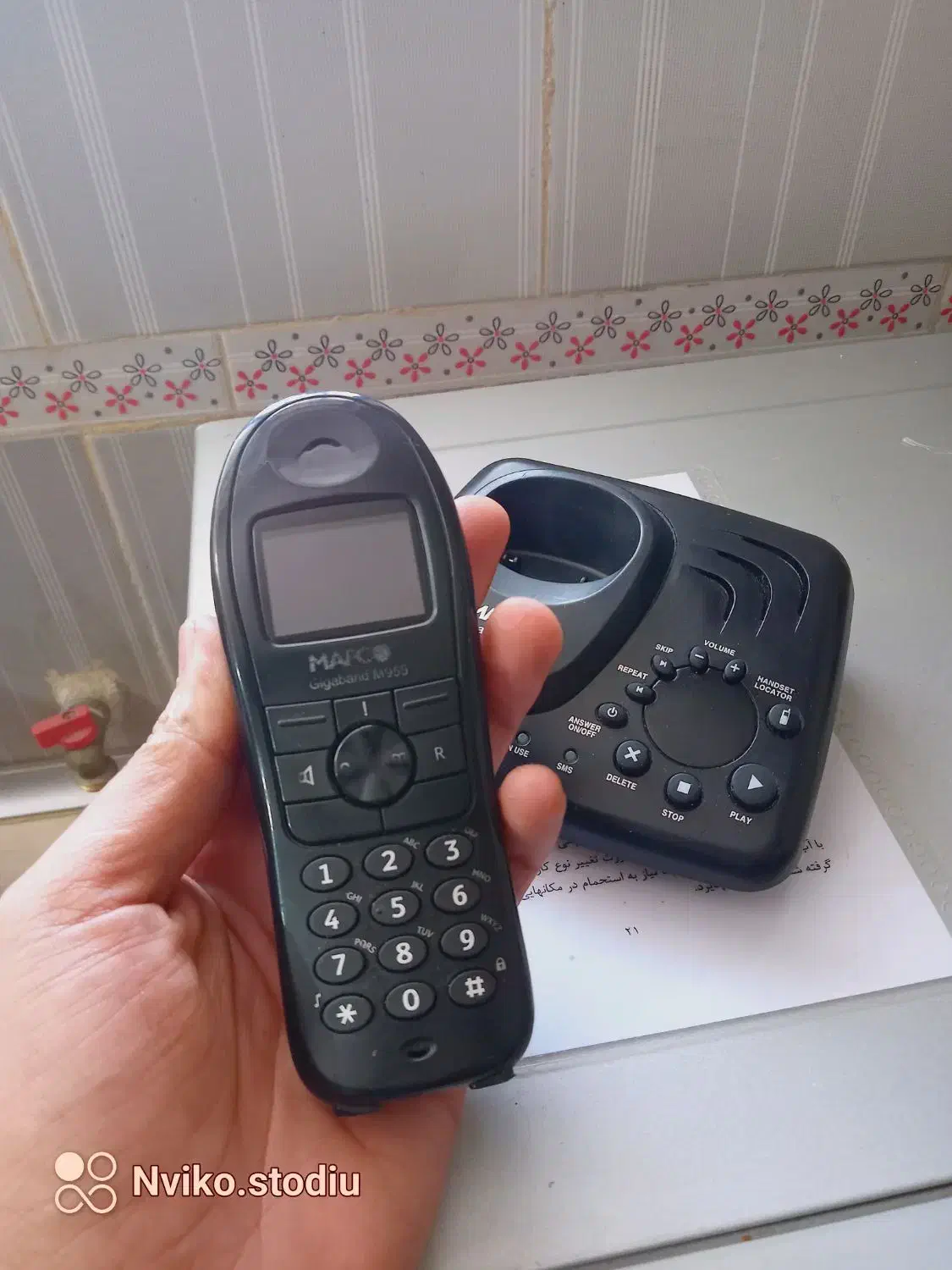 تلفن بی‌سیم Gigaset M955 آلمانی|تلفن رومیزی|شیراز, نیستان|دیوار