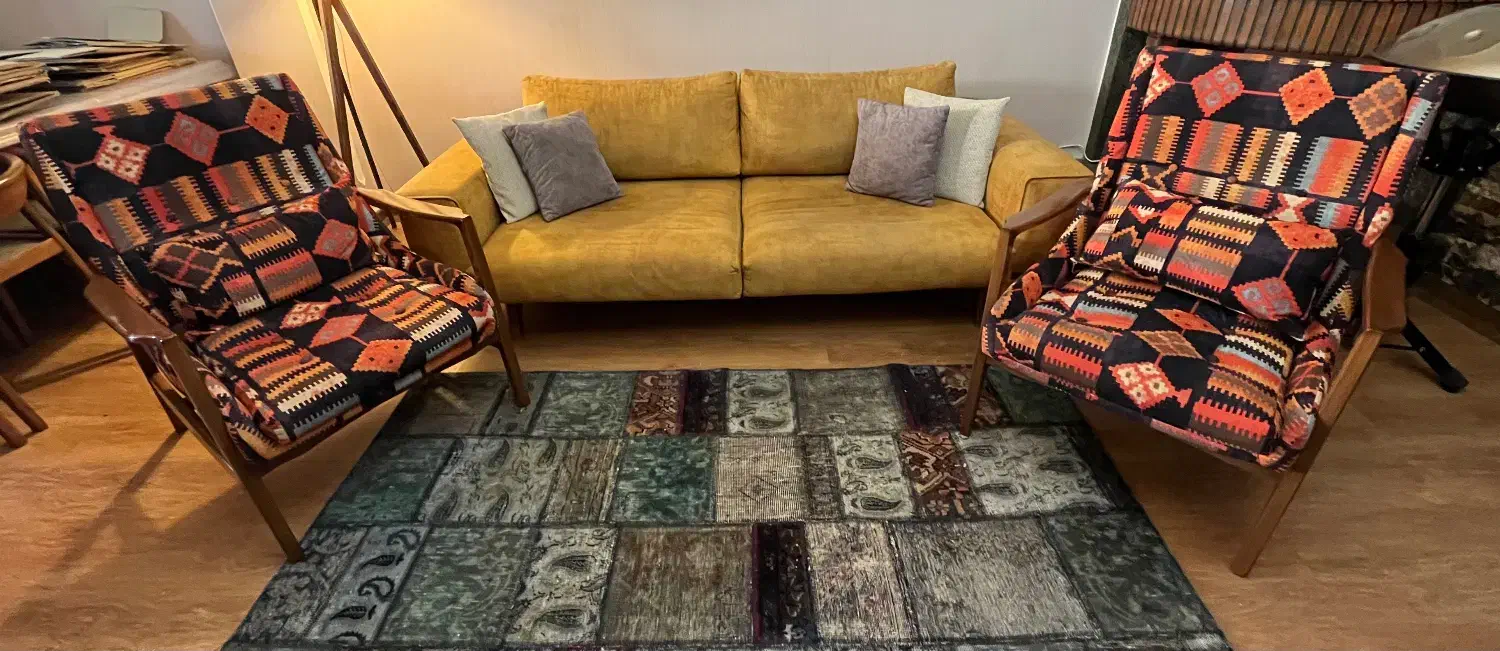 مبل راحتی نیم ست|مبلمان خانگی و میز عسلی|کرج, شیخ آباد|دیوار