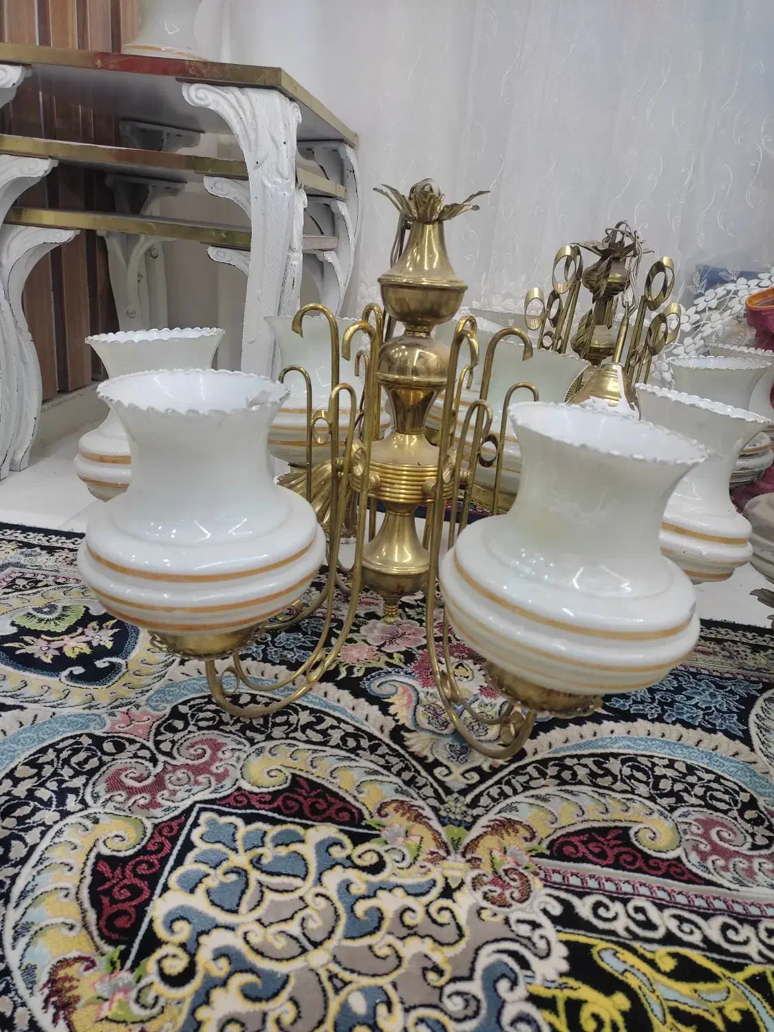 لوستر|لوستر و چراغ آویز|بیرجند, |دیوار