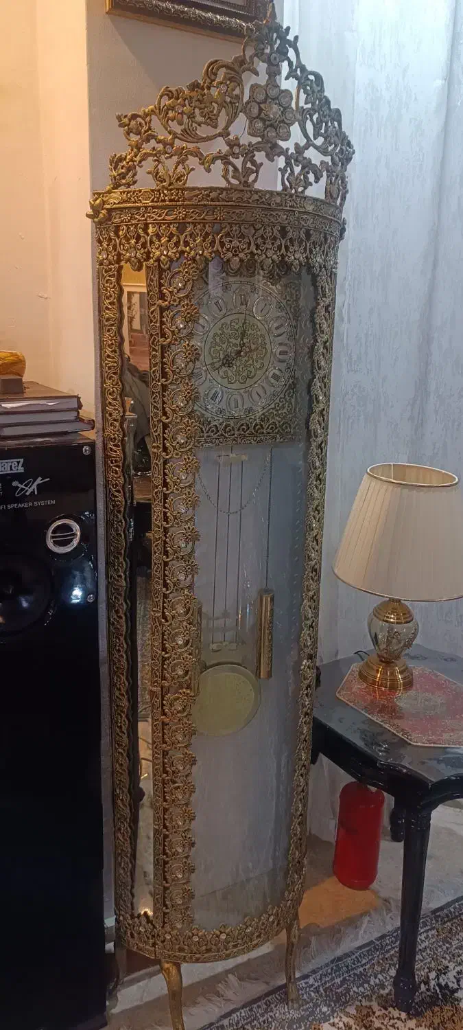 ساعت ایستاده طرح برنز بسیار زیبا رنگ ثابت|ساعت دیواری و تزئینی|فردیس, شهرک گلها|دیوار