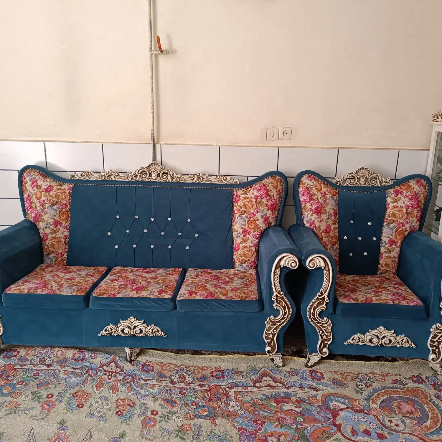 مبل|مبلمان خانگی و میز عسلی|خمینی‌شهر, |دیوار