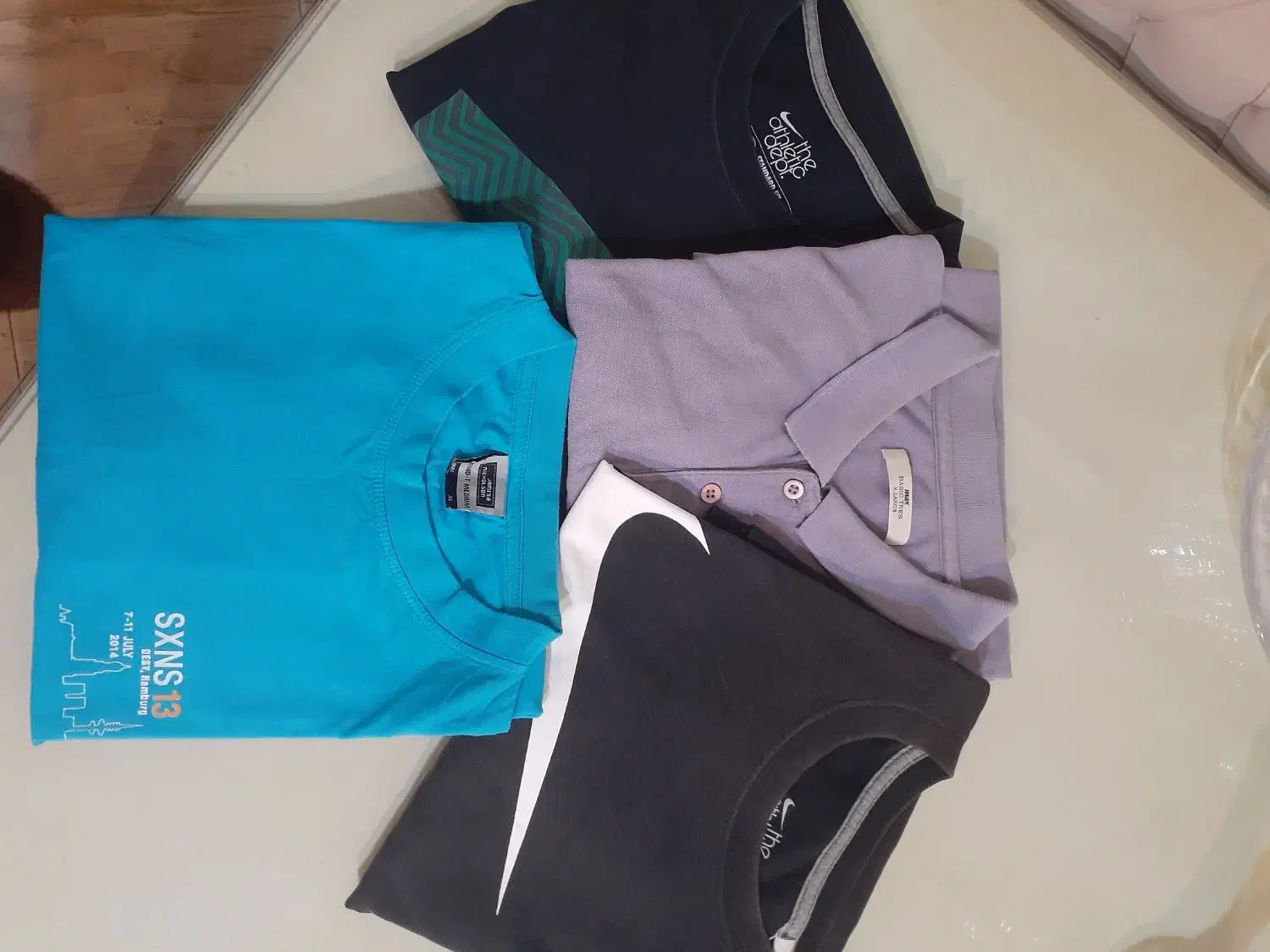 ۴ عدد تیشرت مردانه پاییزی ایکس لارج XL|لباس|رشت, بلوار گیلان|دیوار