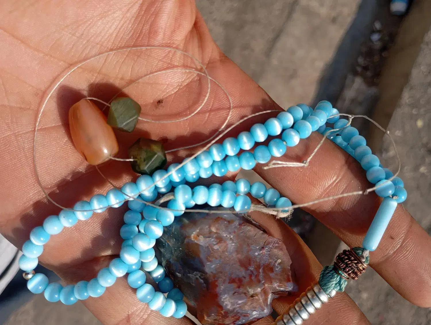 تسبیح سنگ درالعین عقیق یشم|جواهرات|فردیس, شهرک شهید حسینی|دیوار