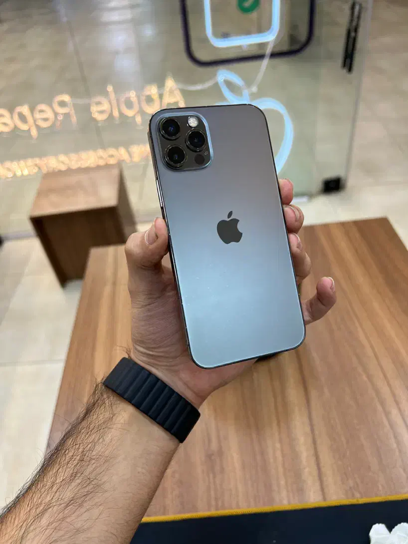 iPhone 12 Pro 256 z/a 100|موبایل|آمل, |دیوار