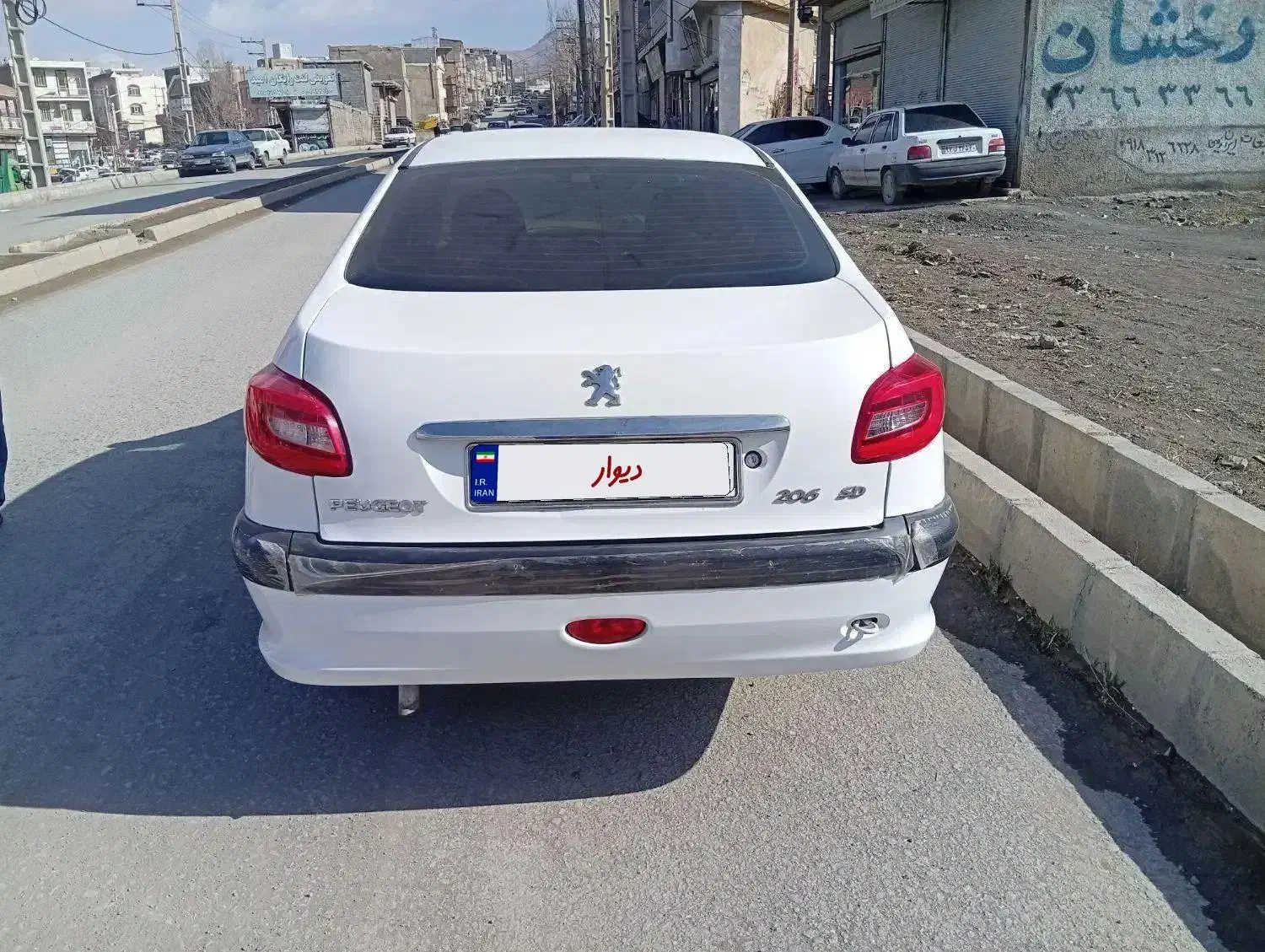 ۲۰۶ ای دی V8 مدل ۹۳|خودرو سواری و وانت|سنندج, |دیوار