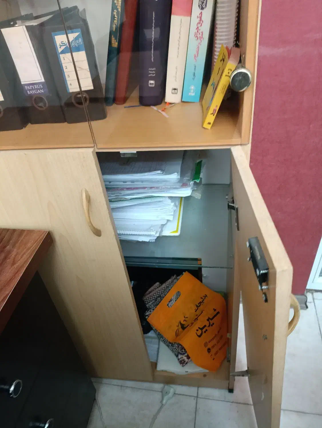 کتابخانه ایستاده|کتابخانه، شلف، قفسه‌های دیواری|گرگان, |دیوار