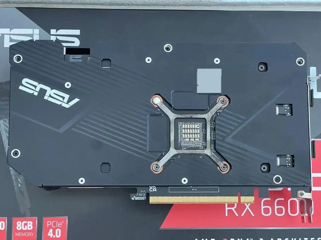 کارت گرافیک ASUS Dual RX 6600  تمیز و کم‌کار|قطعات و لوازم جانبی رایانه|تنکابن, |دیوار