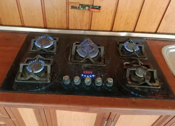 گاز رو میزی ۵ شعله برند و هود|اجاق گاز و لوازم برقی پختوپز|ملکآباد, |دیوار