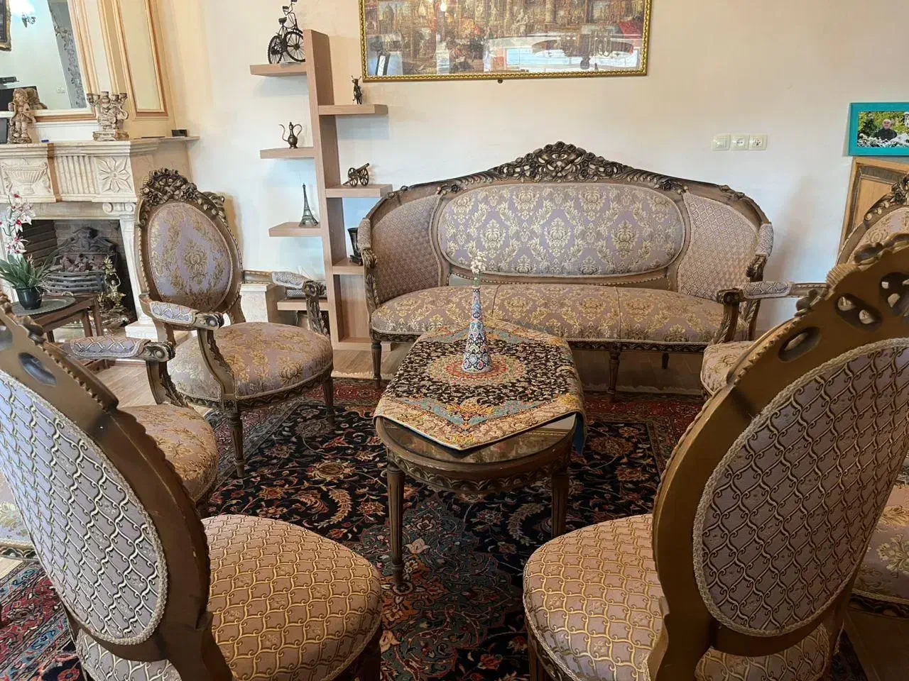 مبل و میز ناهارخوری بسیار لوکس در حد نو|مبلمان خانگی و میز عسلی|تهران, پونک|دیوار