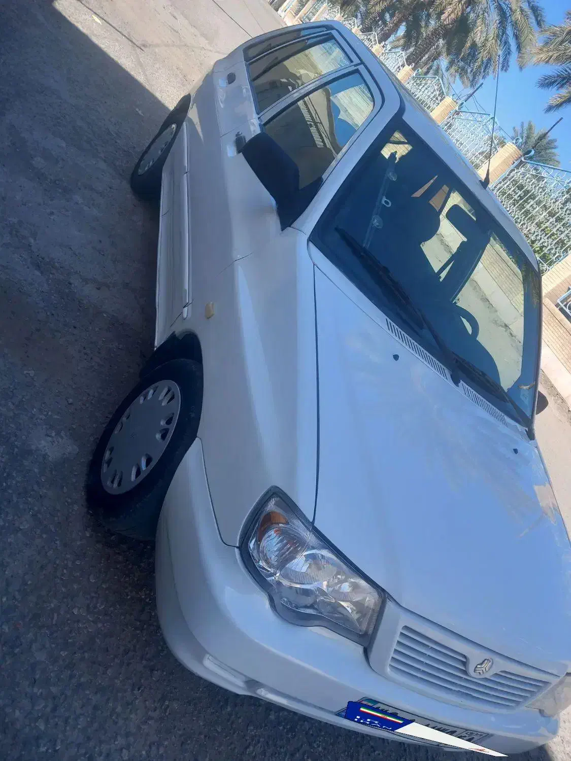 پراید۱۱۱ سفید ۹۶|خودرو سواری و وانت|جیرفت, |دیوار