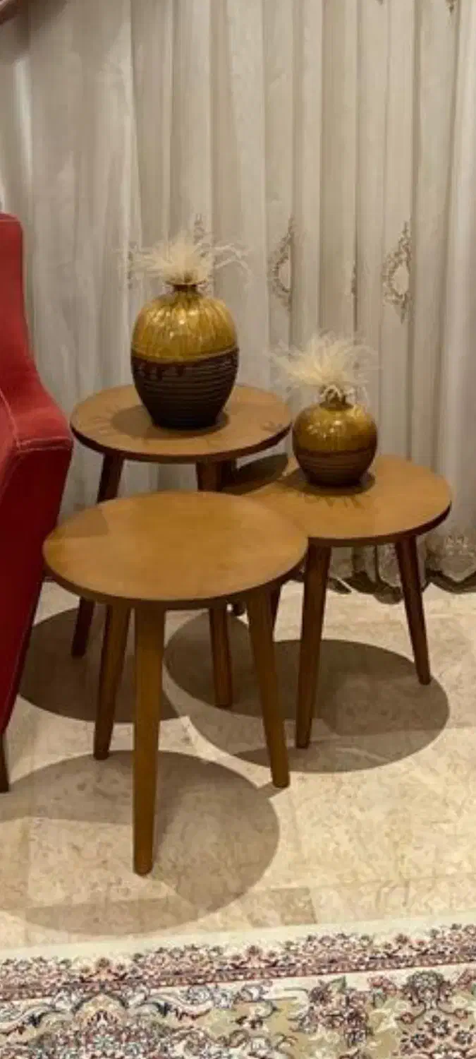 ۳عدد میز عسلی|مبلمان خانگی و میز عسلی|یزد, |دیوار