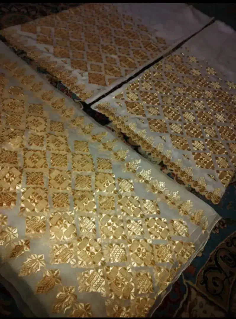 گلدوزی چادر سرویس و انواع گلدوزی|لباس|یزد, |دیوار