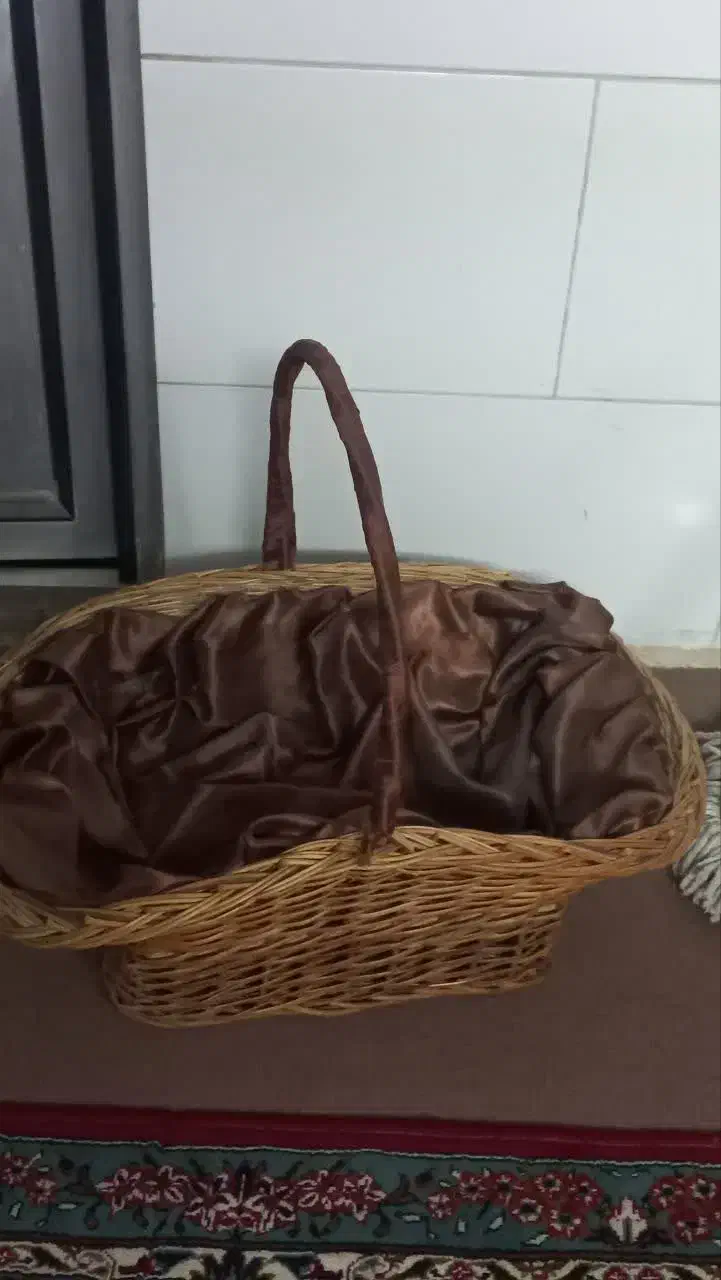 سبد حصیری|صنایع دستی و سایر لوازم تزئینی|قم, باجک یک|دیوار