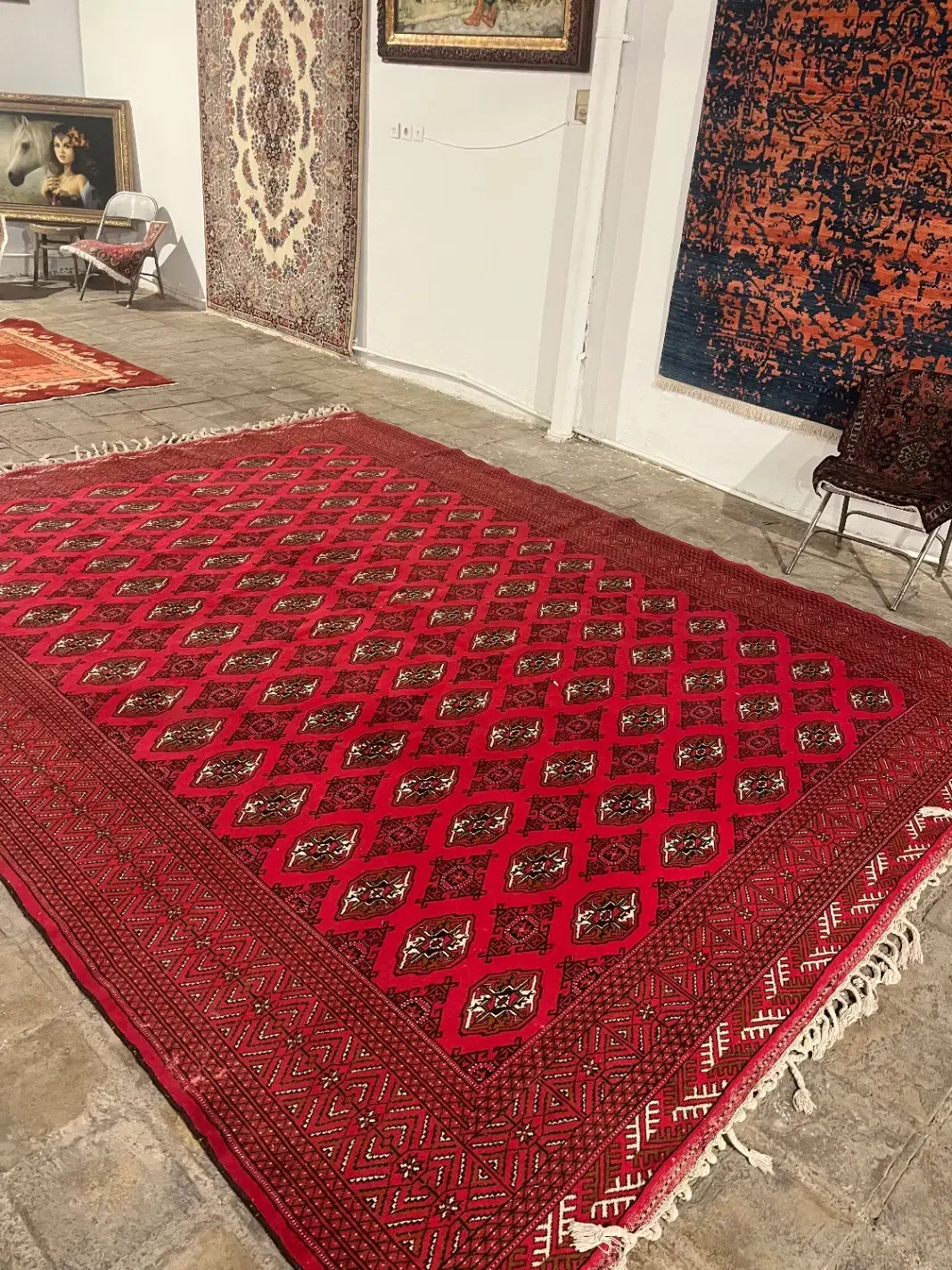 فرش ترکمن ۱۲ متری|فرش|تهران, سنگلج (شاپور)|دیوار