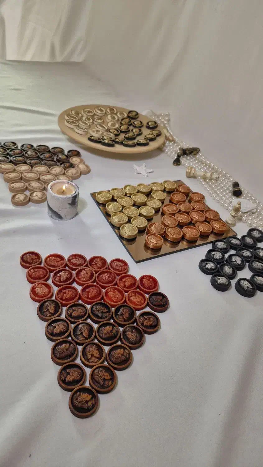 مهره تخته نرد و شطرنج پلی استر|کلکسیون و سرگرمی|پیرانشهر, |دیوار