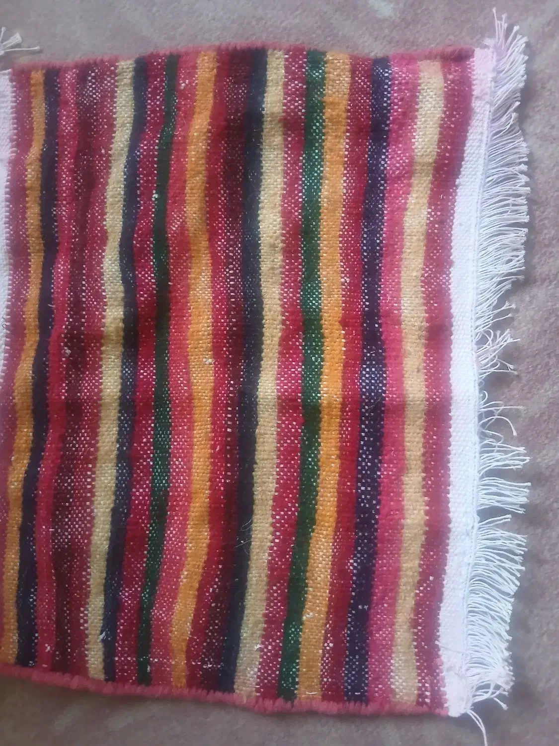 گلیم فرش خوش رنگ|گلیم، جاجیم، گبه|ملایر, |دیوار