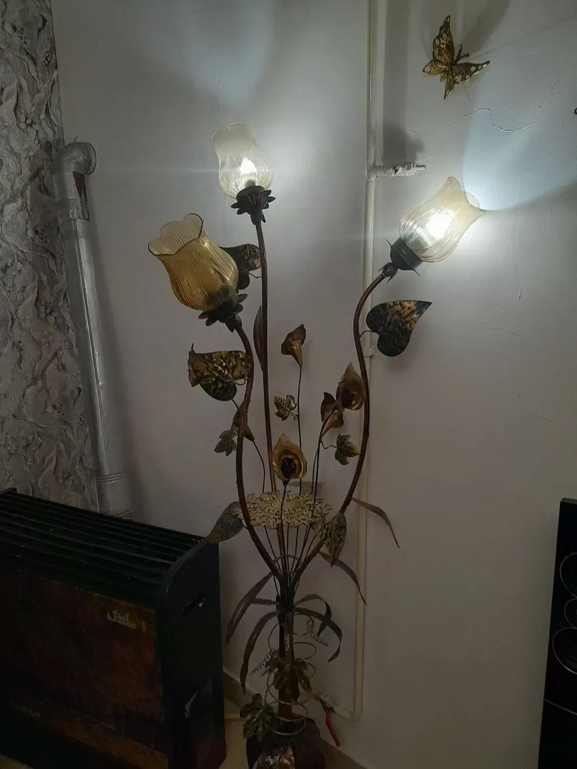 اباژور ۳ شاخه|چراغ خواب و آباژور|کرج, حسین‌آباد|دیوار