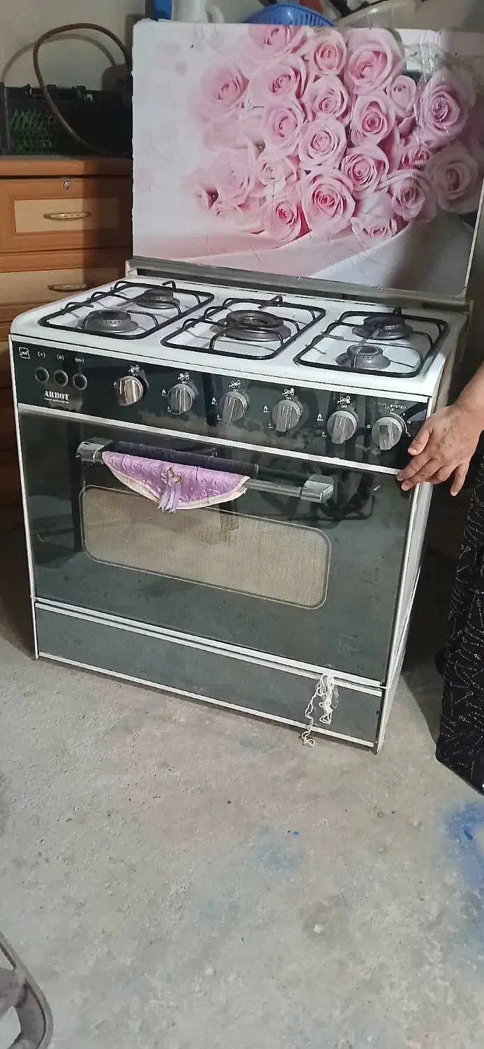 اجاق گازپنج شلعه درحدنو|اجاق گاز و لوازم برقی پختوپز|جوانرود, |دیوار