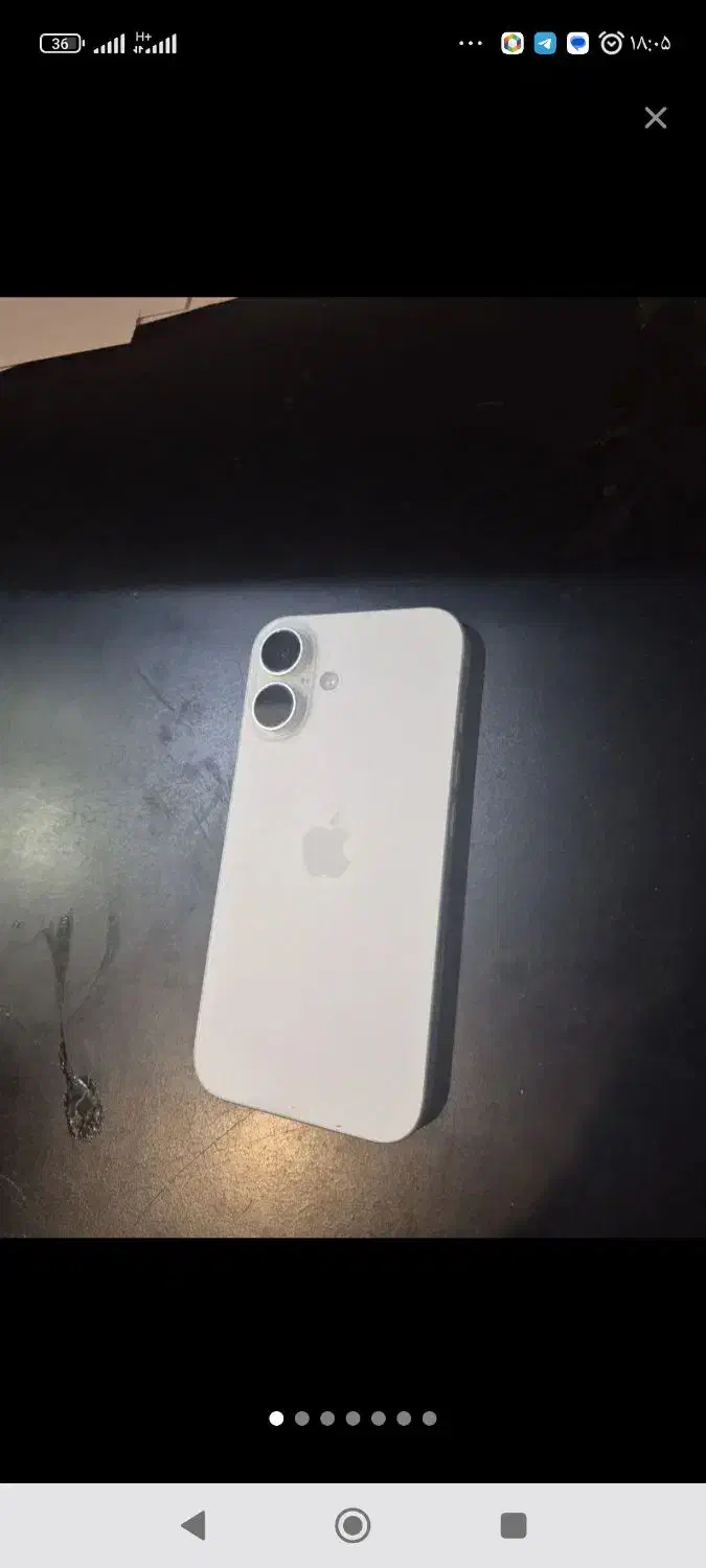 آیفون ۱۶ سفید|موبایل|سراب, |دیوار