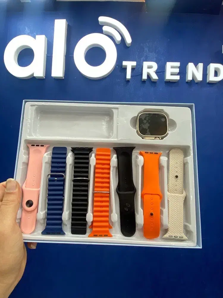 پک ساعت هوشمند طرح اپل واچ سری اولترا داری هفت بند|ساعت|تبریز, |دیوار