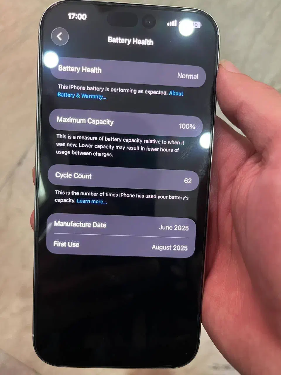 اپل iPhone 16 Pro Max با حافظهٔ ۲۵۶ گیگابایت|موبایل|تهران, تختی|دیوار