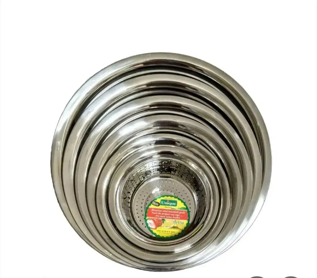 آبکش و لگن 22پارچه یونیک حک شوده|ظروف پختوپز|بندر گناوه, |دیوار