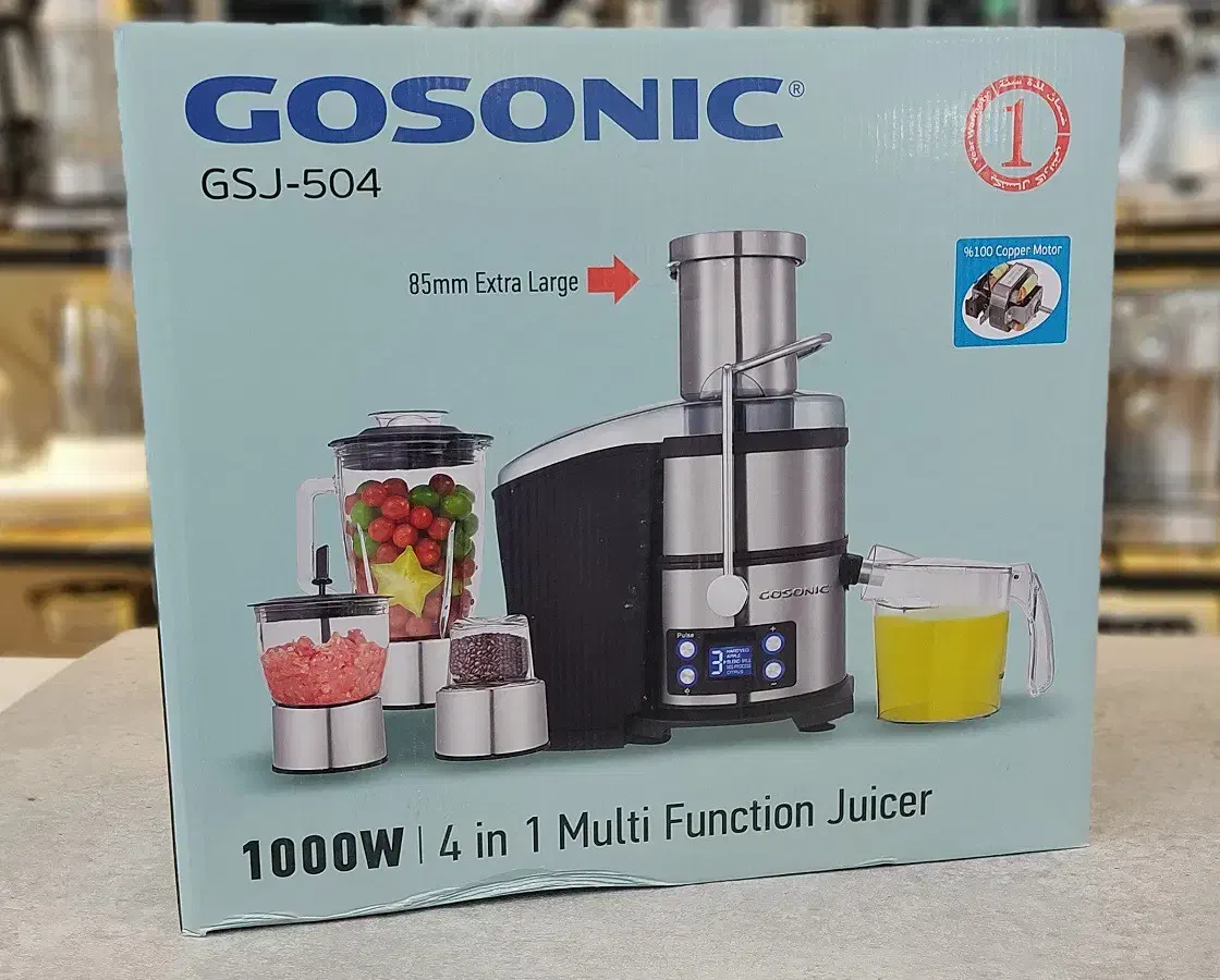 اقساطی/آبمیوه گیری 4 کاره گاسونیک 504+گارانتی|آبمیوهگیر و آبمرکباتگیر|مشهد, زیبا شهر|دیوار