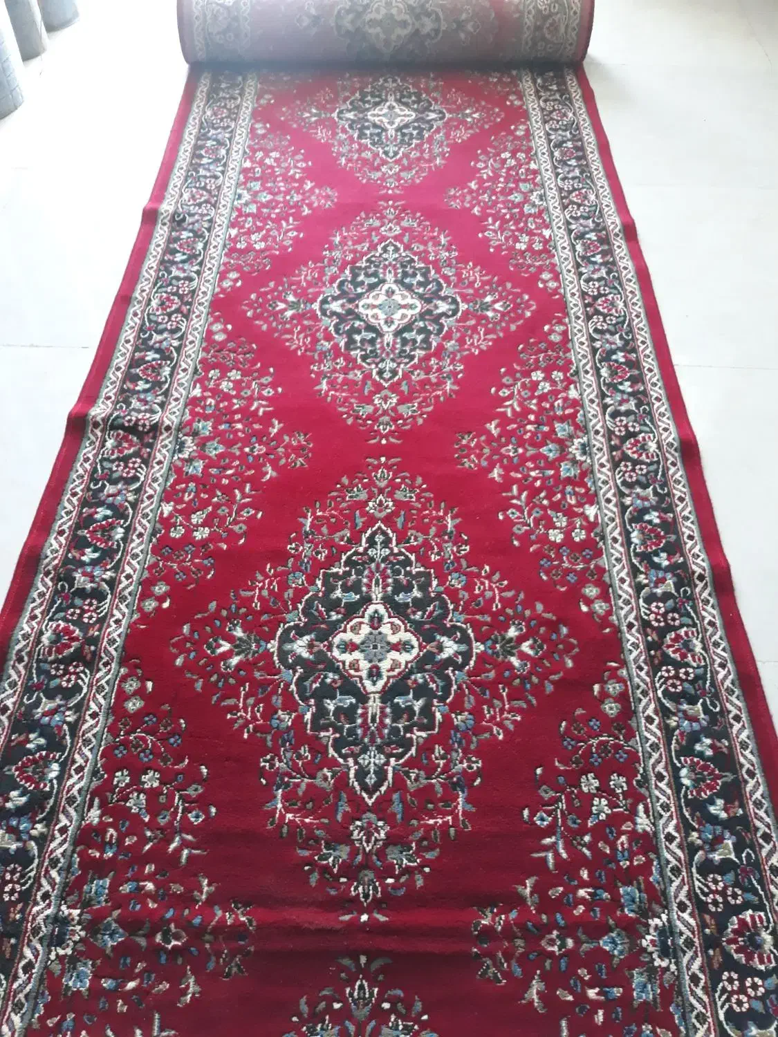 فرش کارکرده قرمز|فرش|شیروان (خراسان), |دیوار