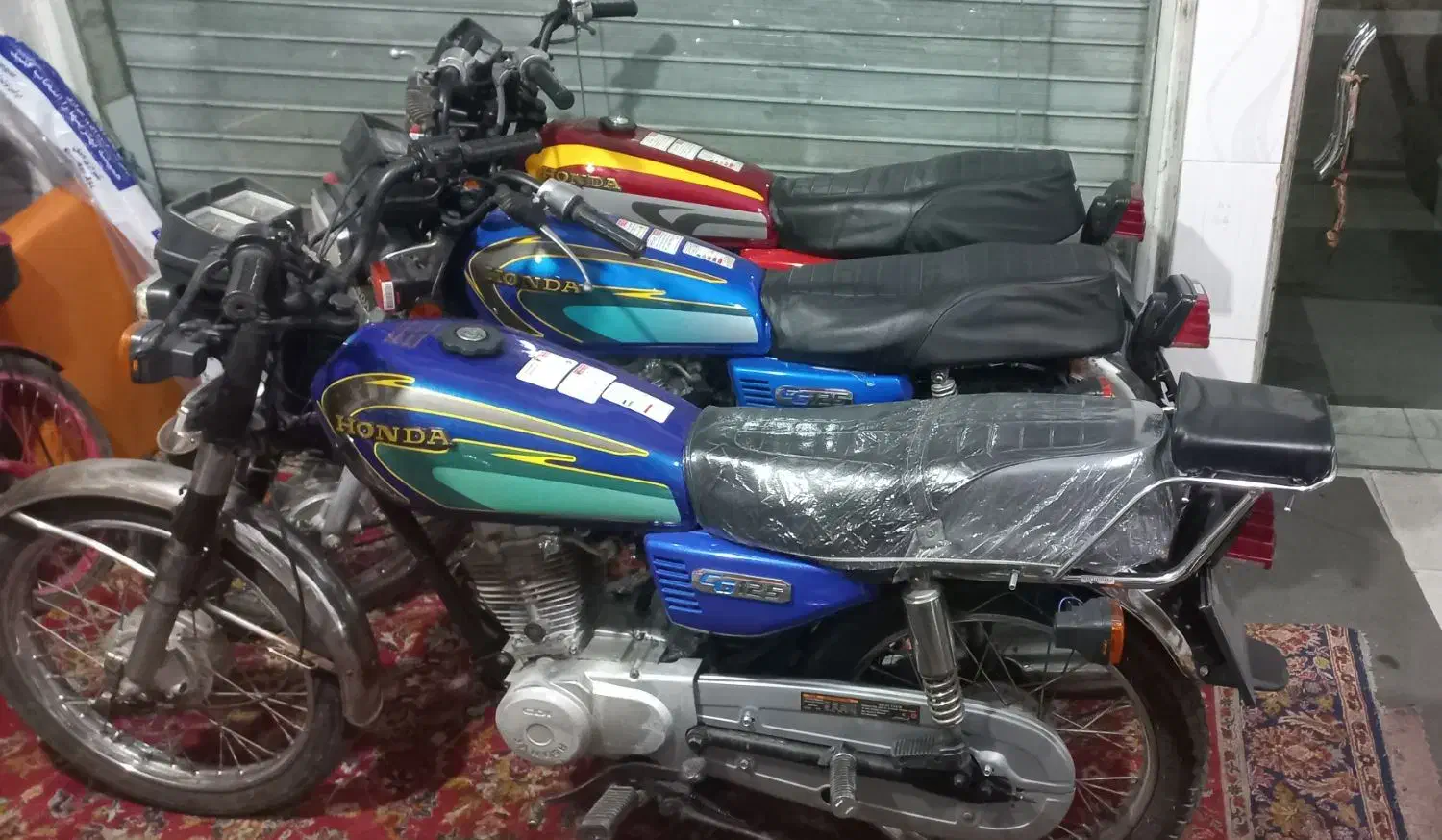 موتور هندا مزایده|موتورسیکلت|مشکیندشت, |دیوار