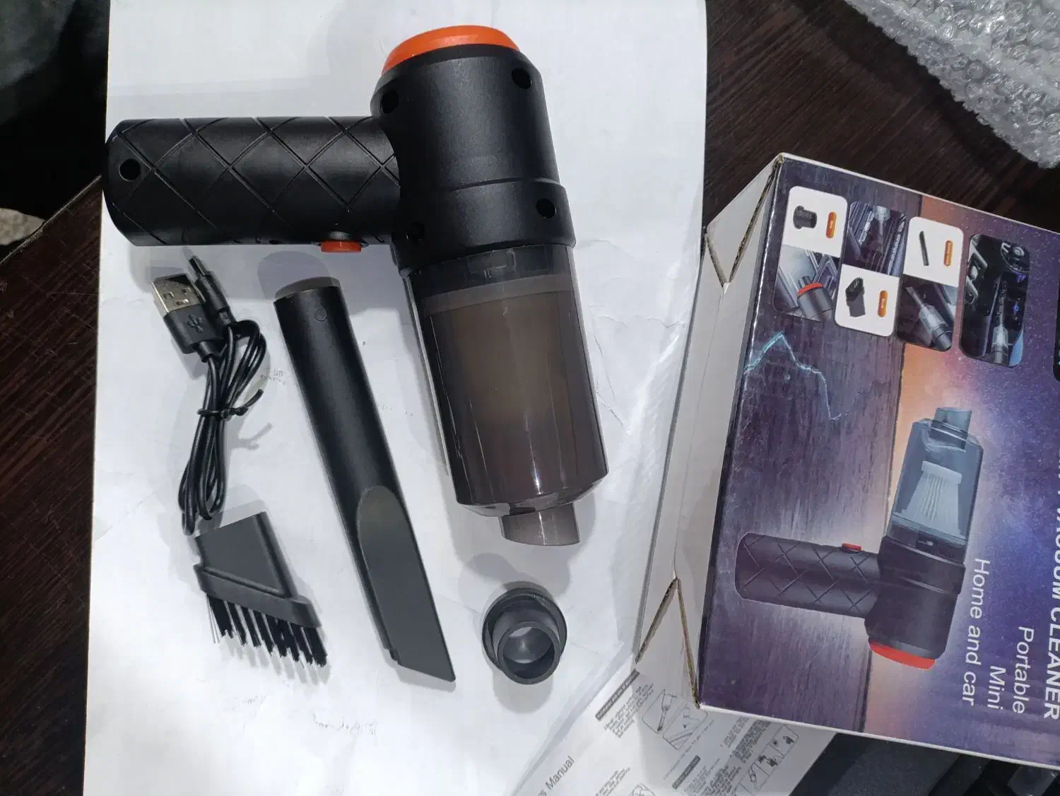 جارو شارژی مخصوص ماشین و مبل|جاروبرقی، جارو شارژی، بخارشو|تاکستان, |دیوار