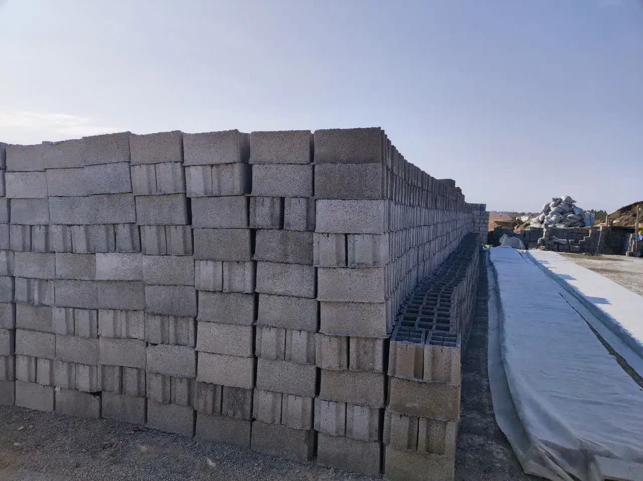 بلوک دیواری ته بسته|مصالح و تجهیزات ساختمان|یزد, |دیوار