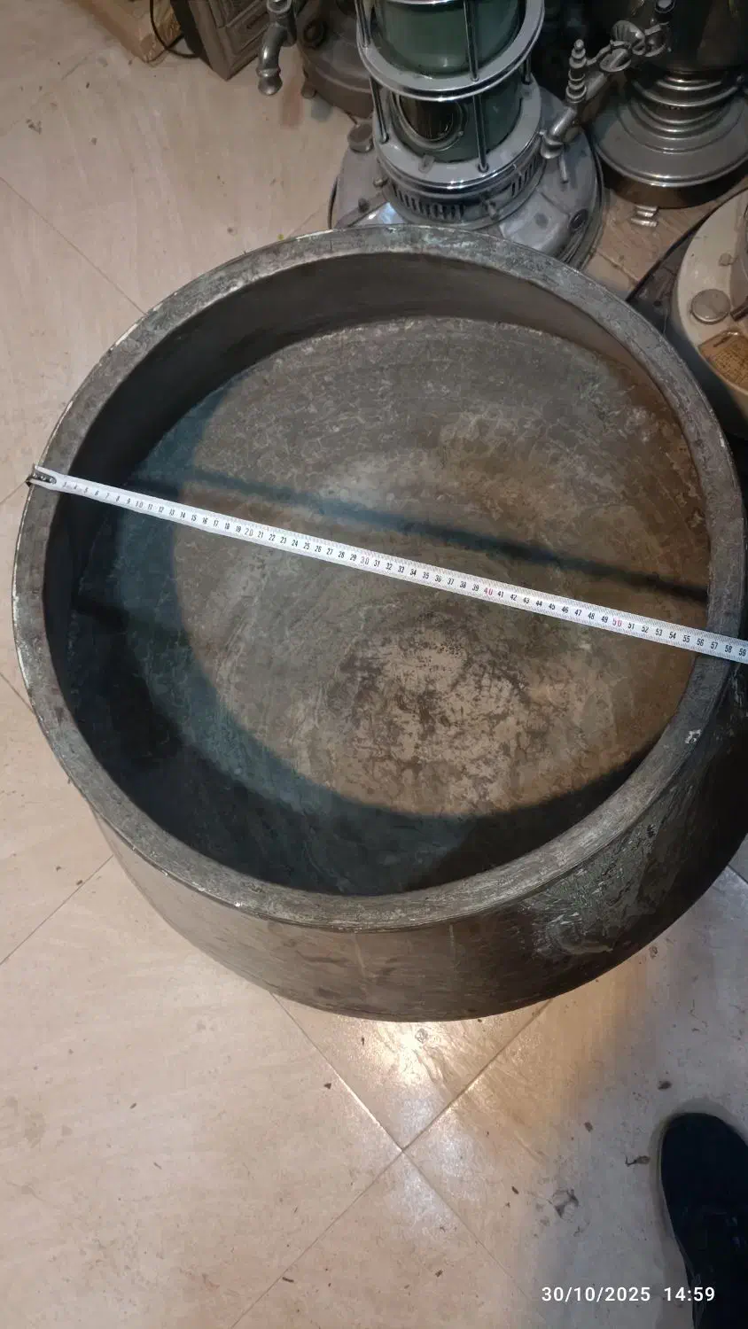 دیگ مسی|کلکسیون اشیاء عتیقه|آذرشهر, |دیوار