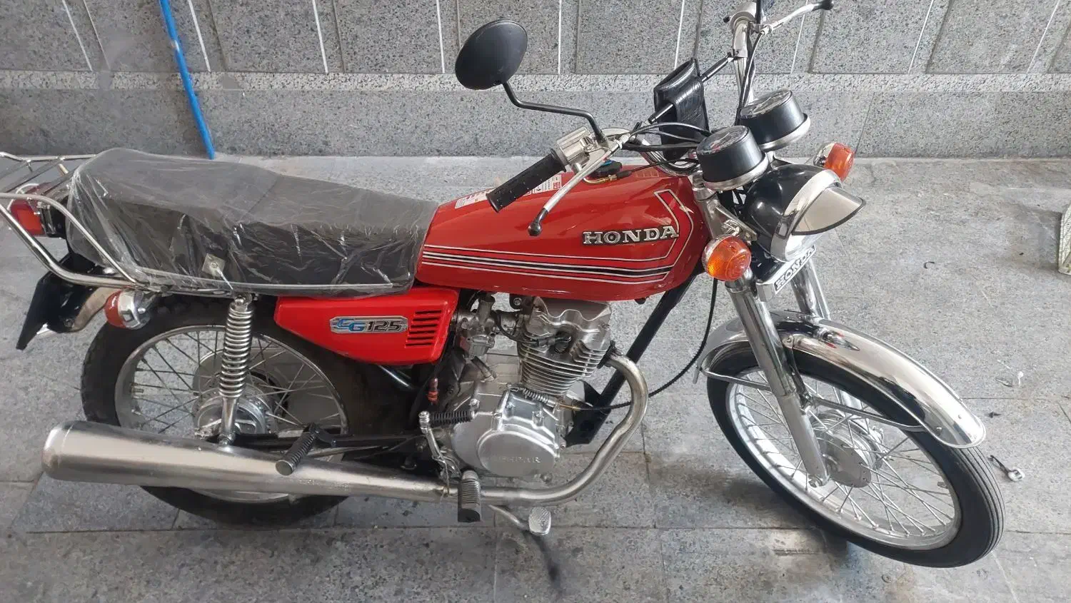 موتور ۱۲۵ چراغ گرد مزایده|موتورسیکلت|نقده, |دیوار