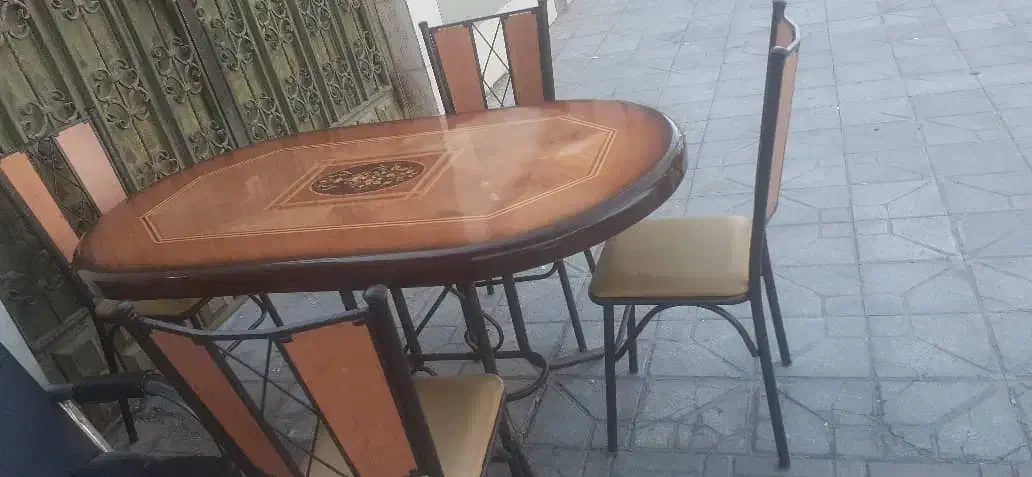 میز و صندلی ۴ نفره|میز و صندلی غذاخوری|فسا, |دیوار