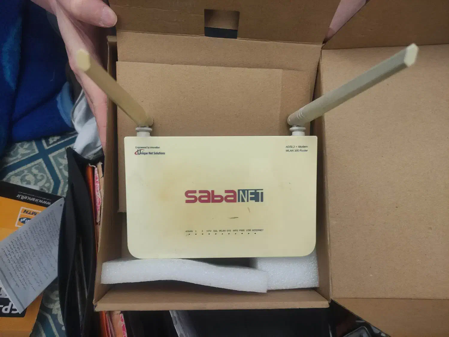 2عدد مودم ADSL چهارپرت وای فای دار--اینترنت ثابت|مودم و تجهیزات شبکه|مشهد, شهرآرا|دیوار