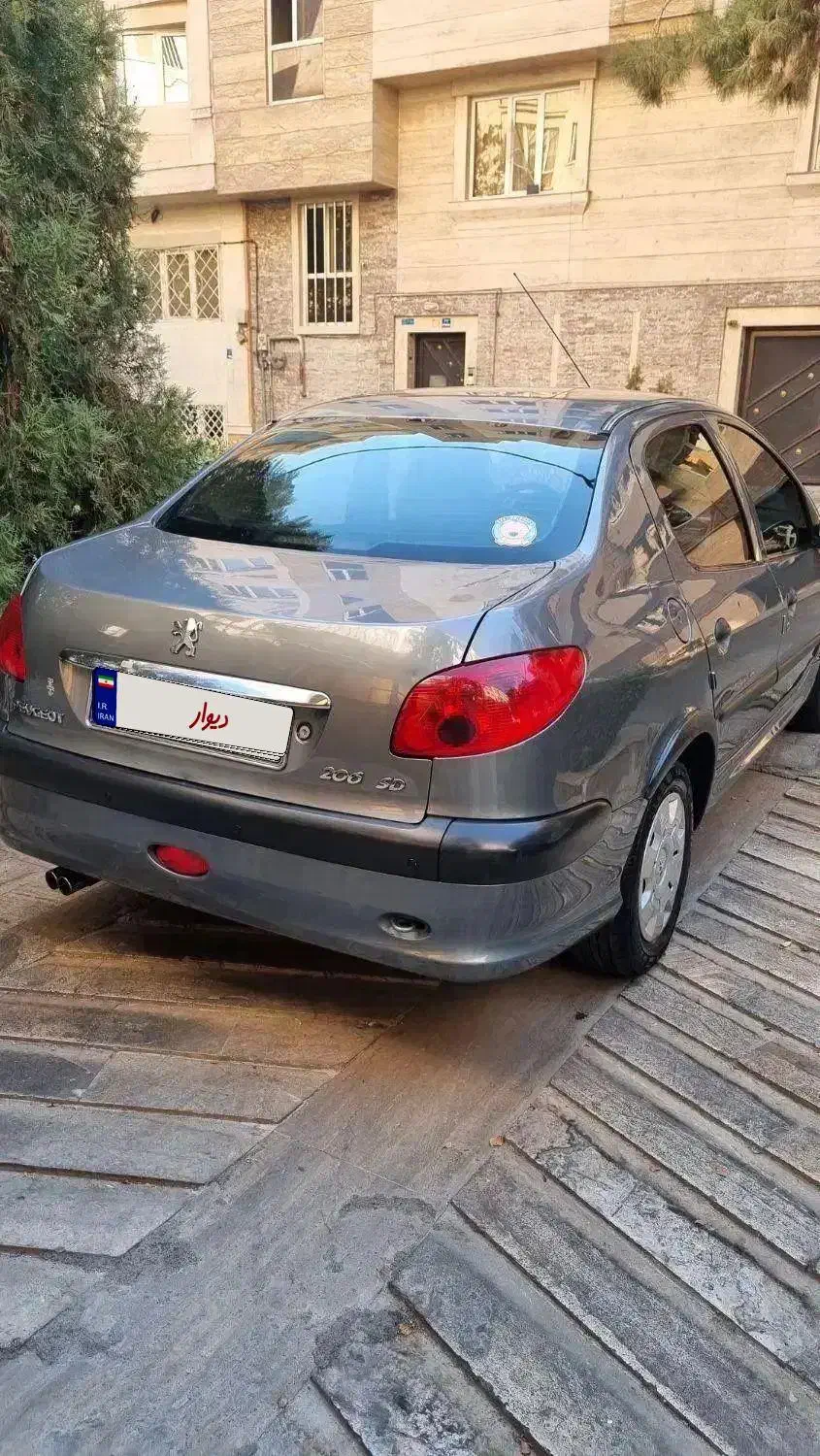 پژو ۲۰۶ SD مدل ۸۸ دوگانه فابریک TU5|خودرو سواری و وانت|تهران, تهرانپارس غربی|دیوار