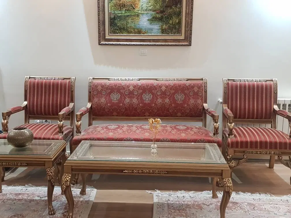 مبلمان استیل سلطنتی برند «برلیان»|مبلمان خانگی و میز عسلی|تهران, هروی|دیوار