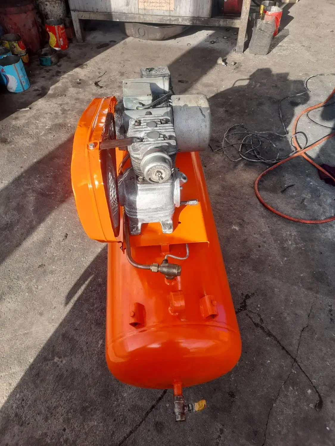 پمپ باد۱۵۰ لیتری|ابزارآلات|دورود, |دیوار