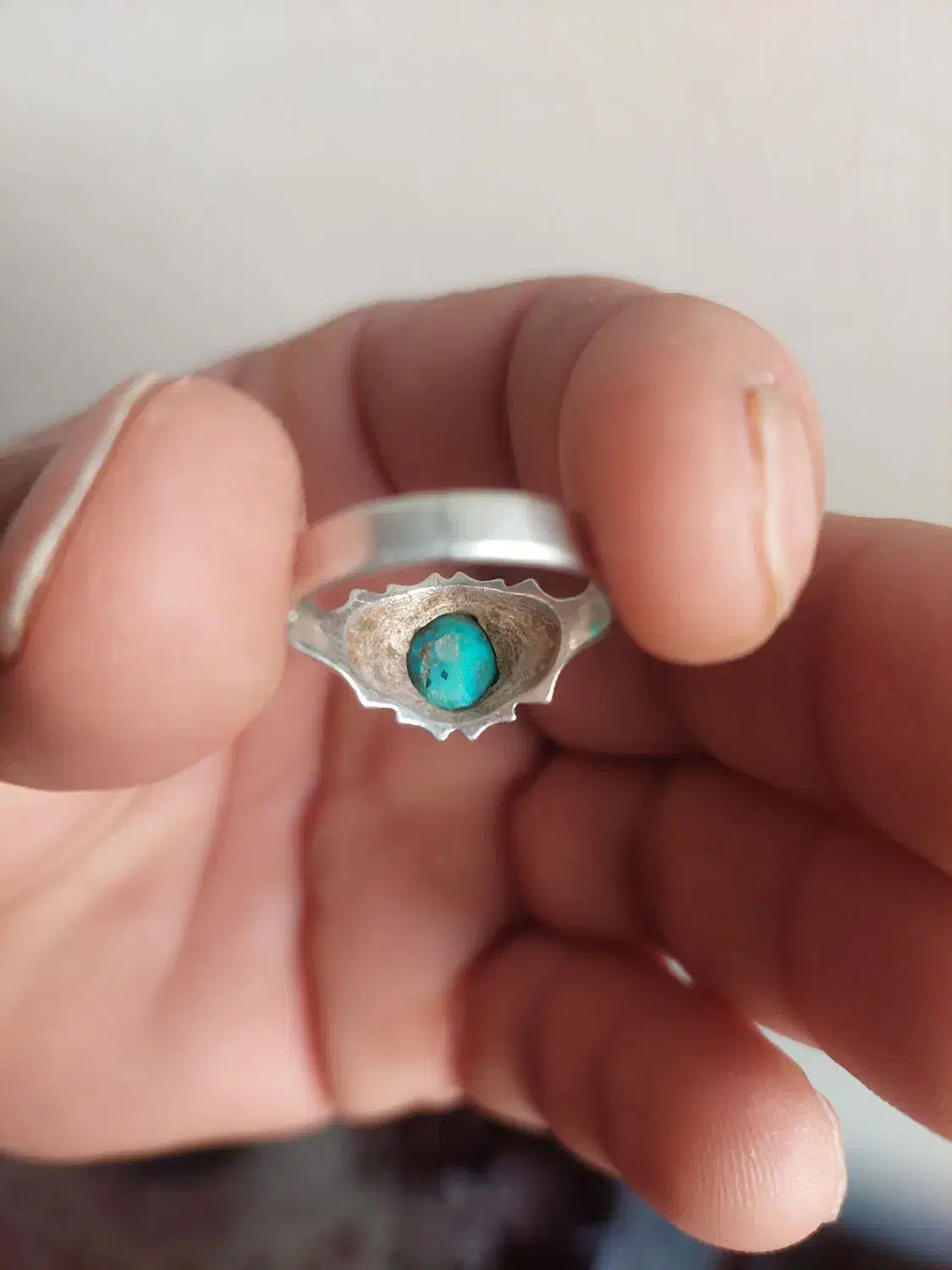 سنگ فیروزه مقز سنگ|کلکسیون اشیاء عتیقه|دهاقان, |دیوار